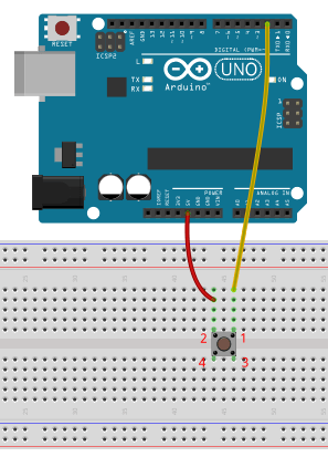 Circuit using the built-in pull-down resistor