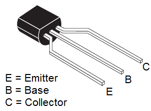 Transistor pins