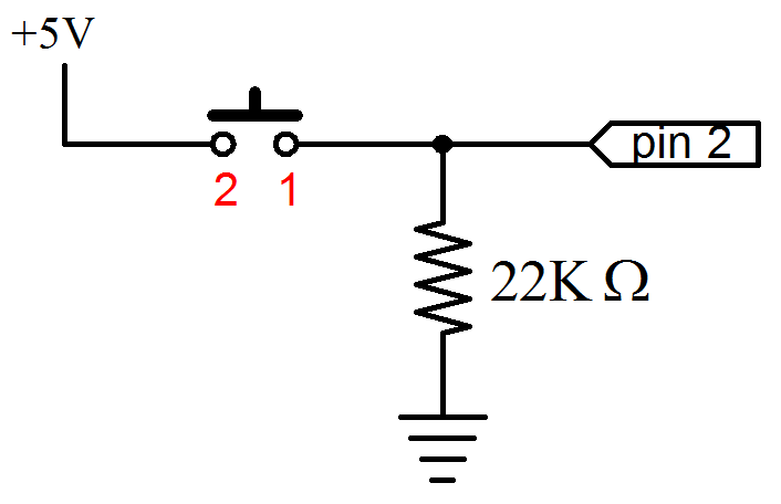 Push button schematic