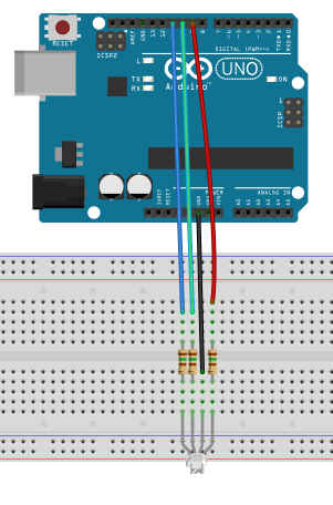 RGB LED connections